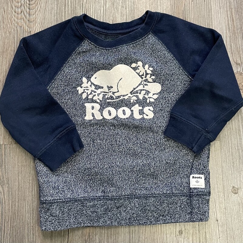 Roots Sweatshirt, Blue, Size: 3Y