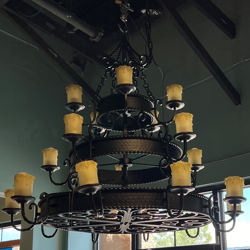 Large 3 Ring Chandelier