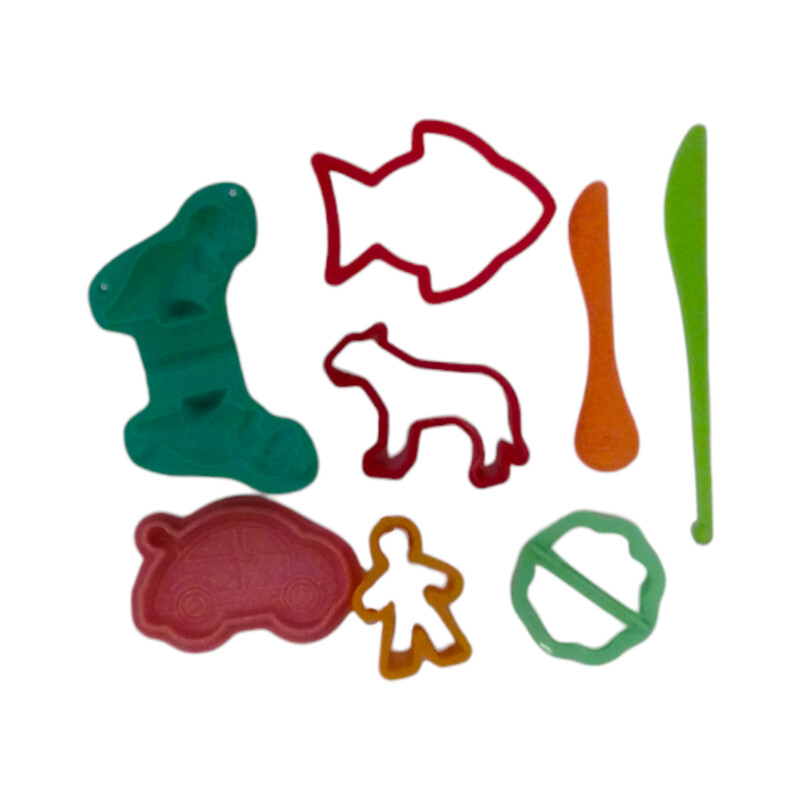 8pc Play Doh Accessories