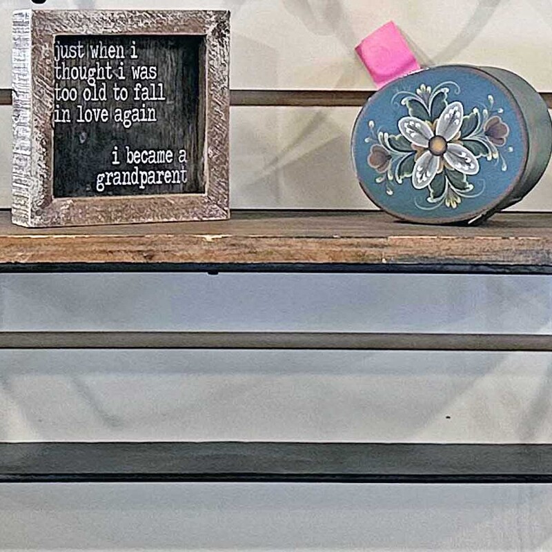 Metal & Wood Shelf