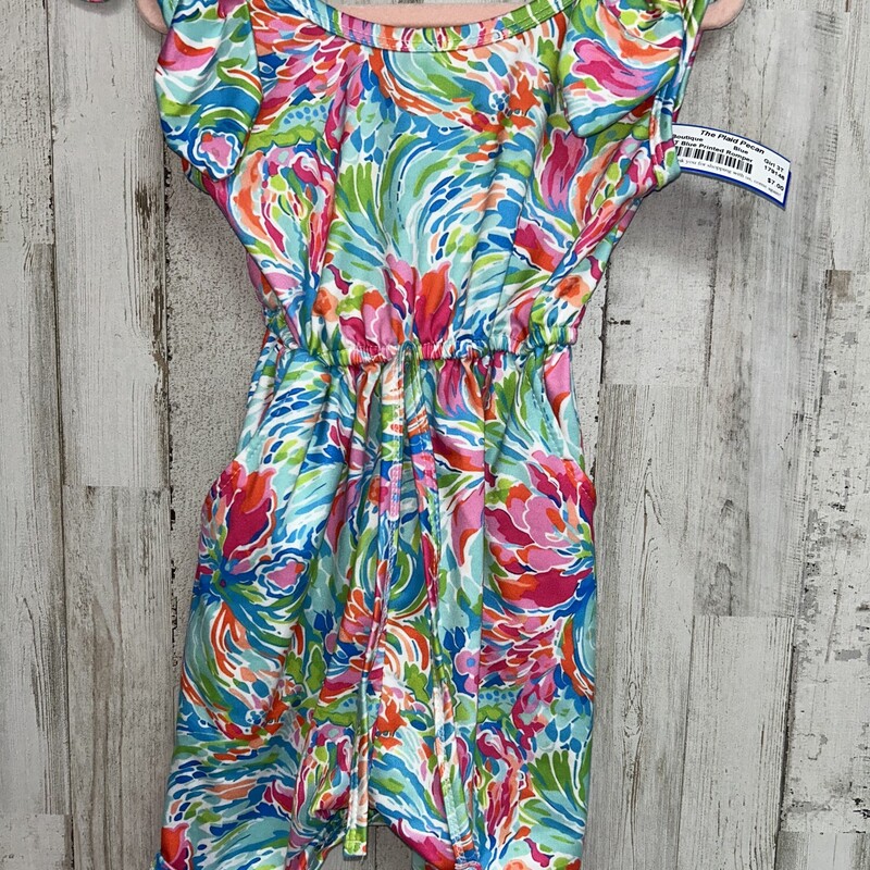 3T Blue Printed Romper