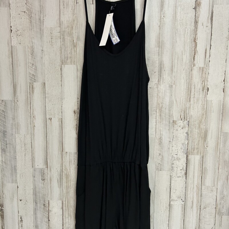 NEW L Black Tank Romper