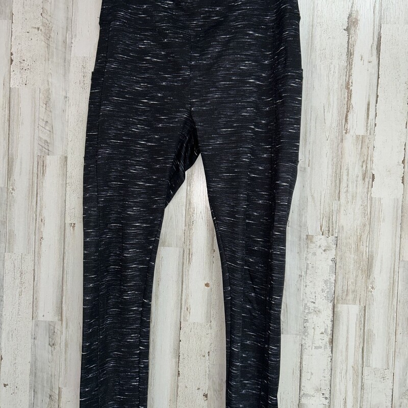 L Black Heathered Legging