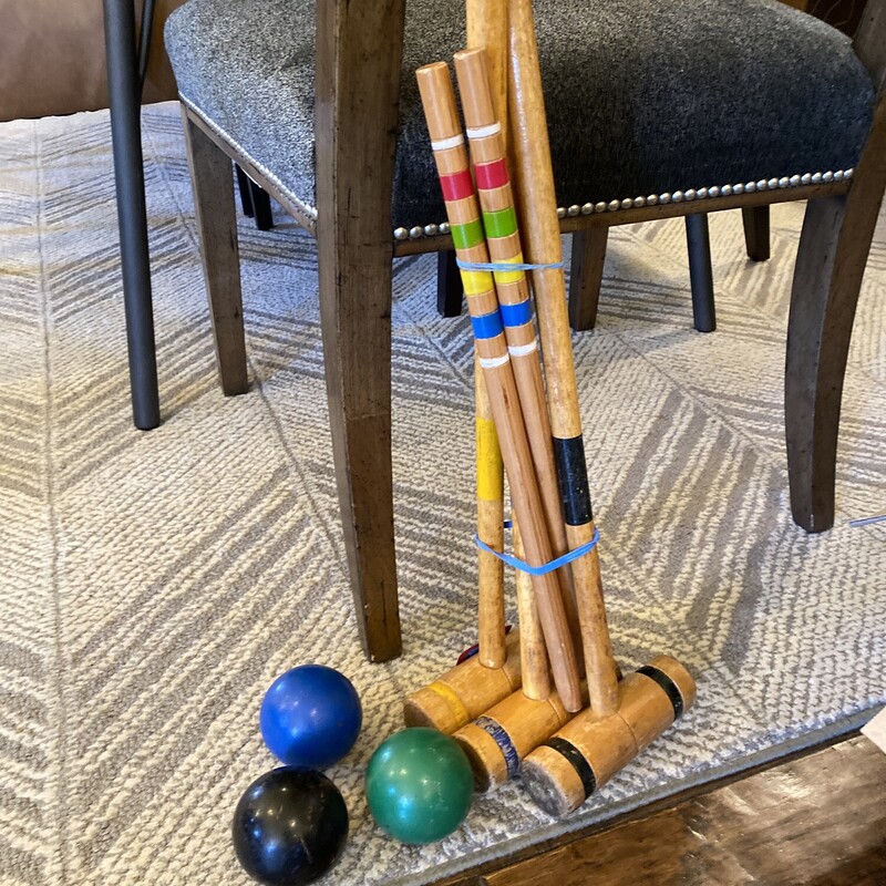 Vintage Croquet Set