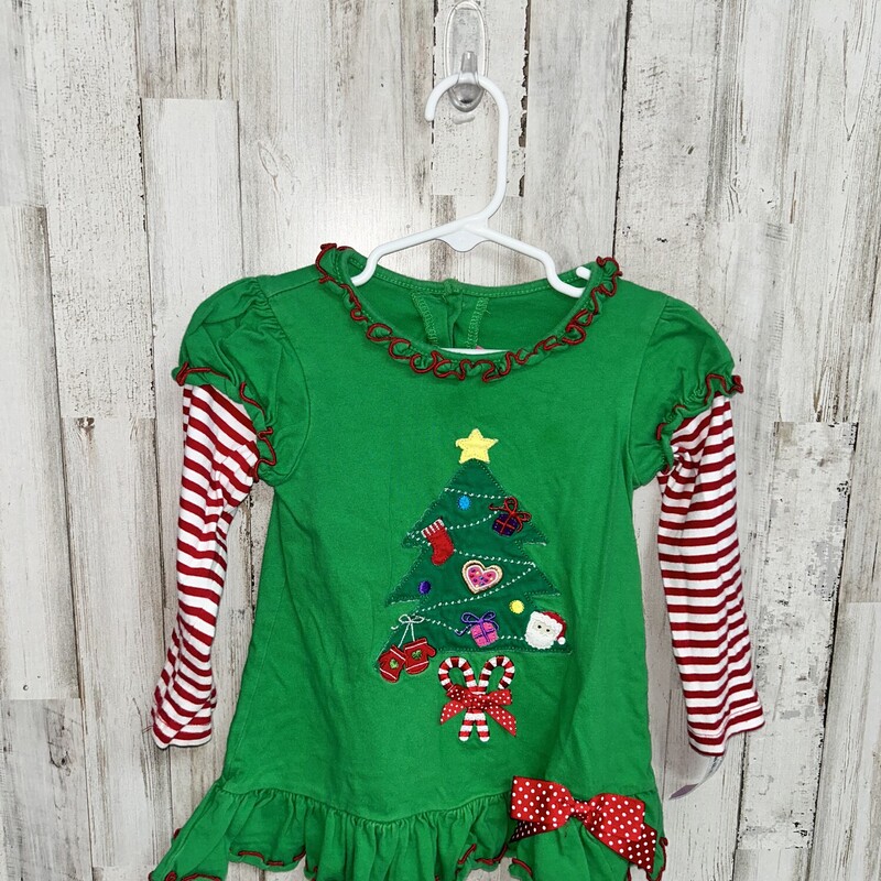 2T Green Tree Layered Top