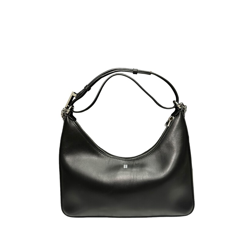 Givenchy Moon Cut Out, Black, Size: Small<br />
<br />
Style Code: GA N 1212<br />
<br />
Note: Part of the zipper pull is missing.<br />
Small mark shown in photo