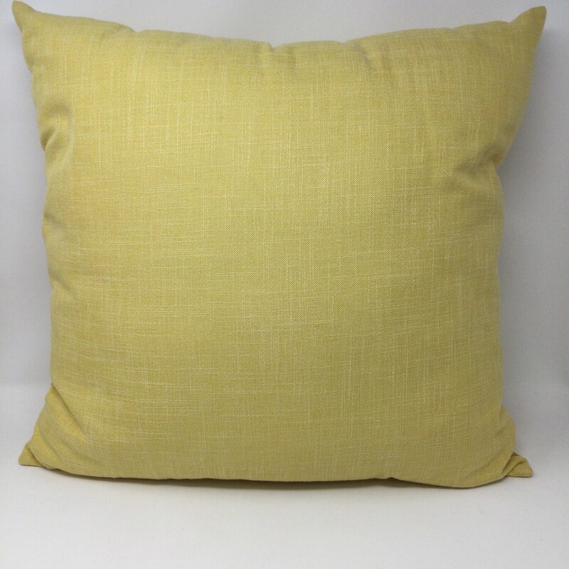 Yellow Toss Cushion,
Yellow,
 Size: 20 X 20 In