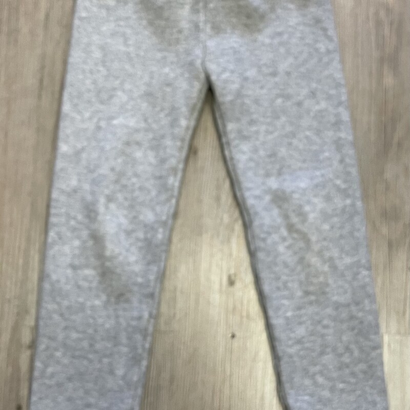 Fleecelined Legging, Grey, Size: 4Y