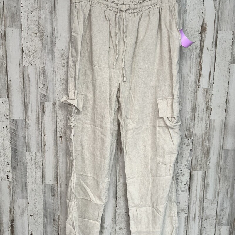 S Linen Cargo Pants