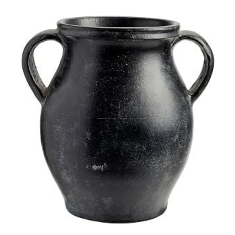 Pottery Barn Joshua Ceramic Vase with Handles
Black Gray Size: 10 x 10H
Retails: $49.95