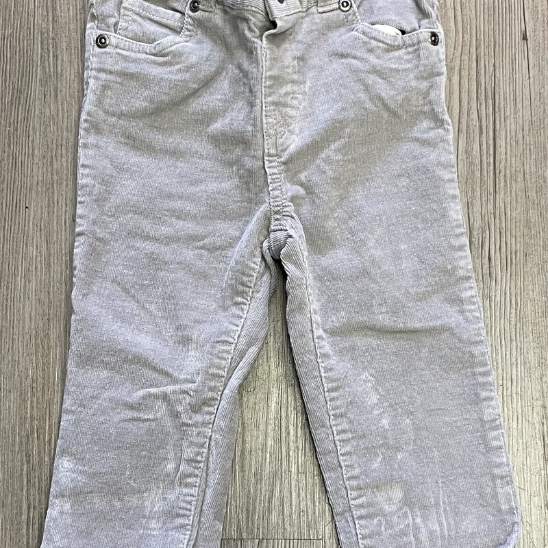 George Corduroy Jeans, Grey, Size: 12-18M