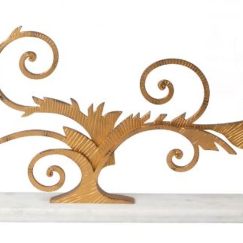 Global Views Arbor Sculpture
Gold White
Size: 25.5x14H