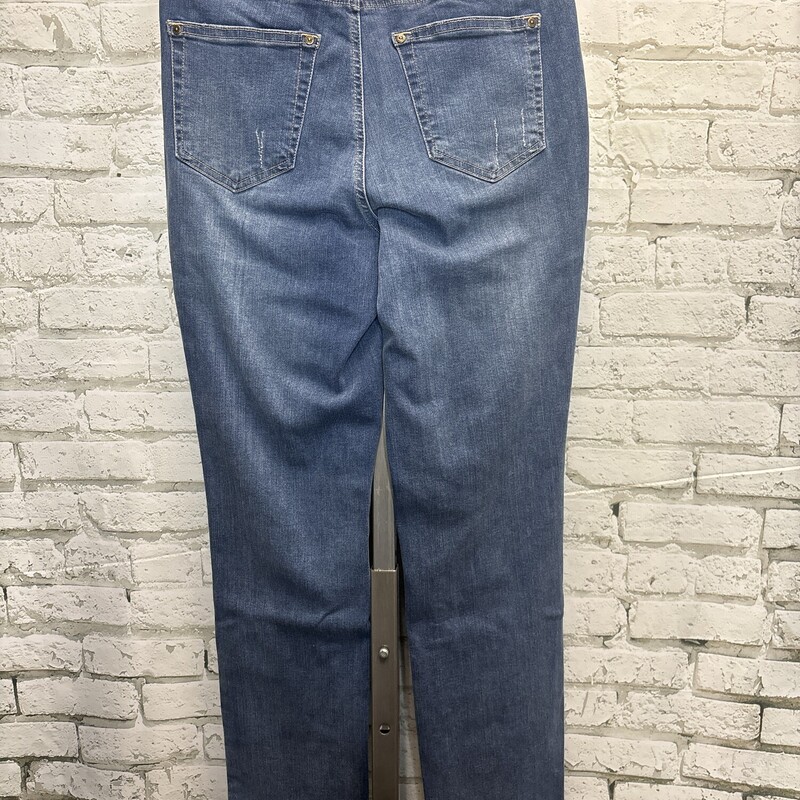 Belle Kim Gravel, Denim, Size: 4P