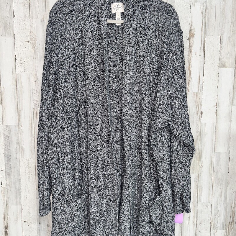 4X Black Knit Cardigan, Black, Size: Ladies 4X