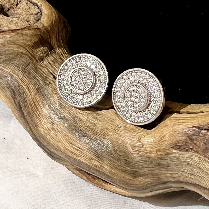 Sterling CZ Studs