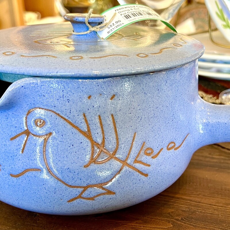 Pot Covered Bird, Lt Blue, Size: 2 Pieces