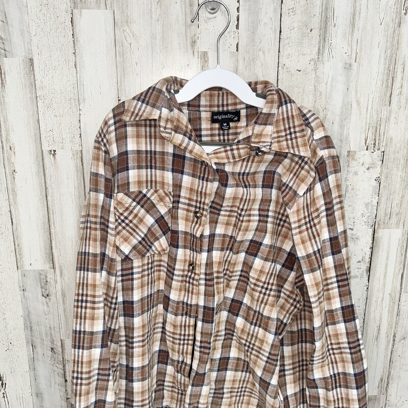 7/8 Yellowstone Flannel, Brown, Size: Girl 7/8