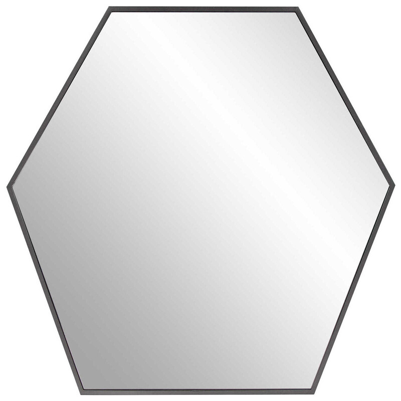 Howard Elliot Hexagon Graphite Mirror
Dark Gray Size: 30 x 30H
Retails: $228+