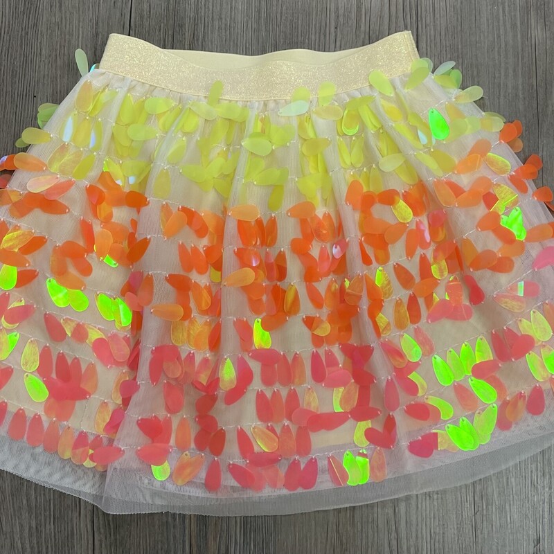 Cat & Jack Sequins Skirt, Multi, Size: 6Y