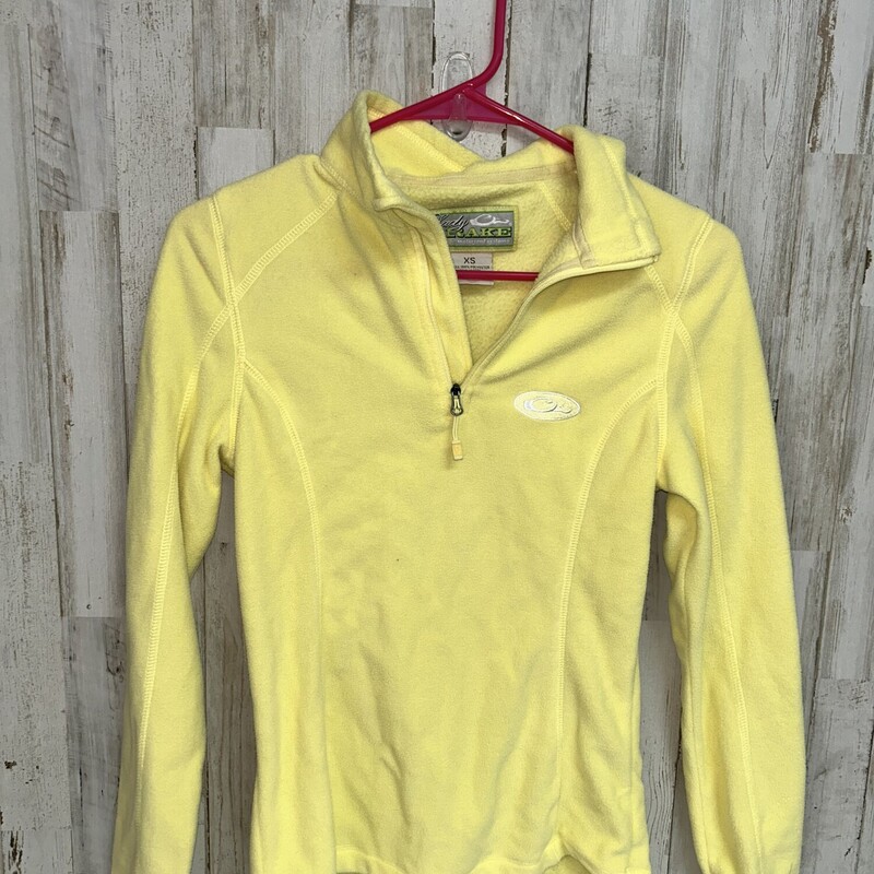 XS Yellow Zip Pullover