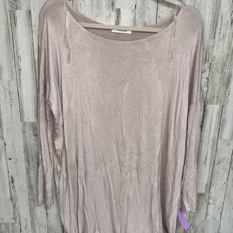 M Beige Longsleeve Tunic