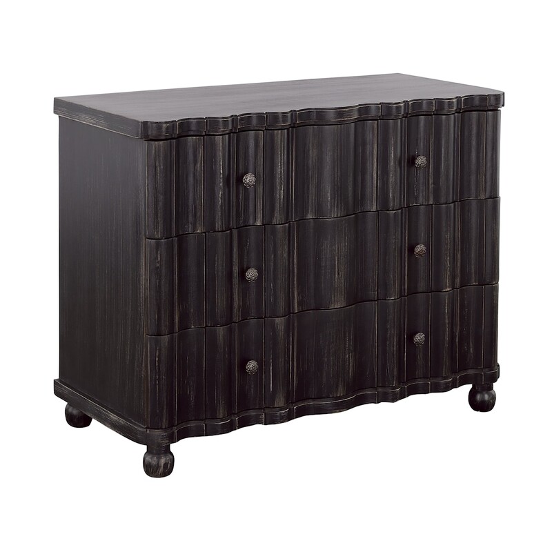 Scalloped Edge Chest
Black Size: 40 x 19 x 32H
BRAND NEW
Retails: $1199+