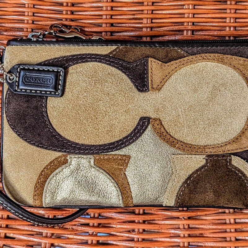 Coach Patchwork Wristlet