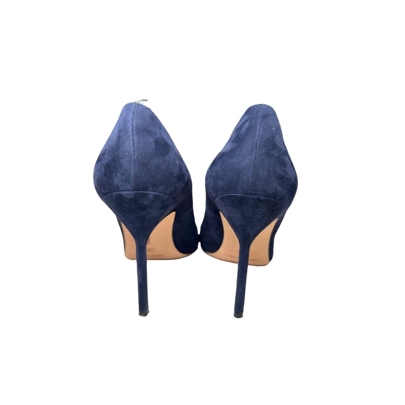 Manolo Blahnik  Suede, Blue, Size: 38.5