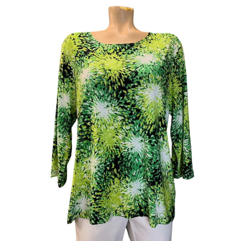 JM Collection, Gren/blk, Size: L