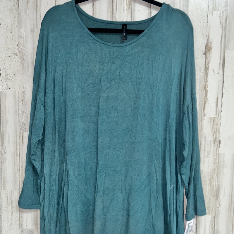 M Teal Longsleeve Top