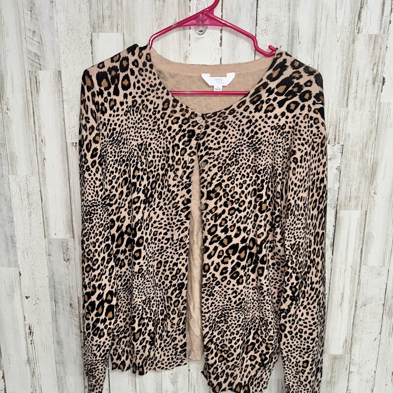 L Cheetah Cardigan