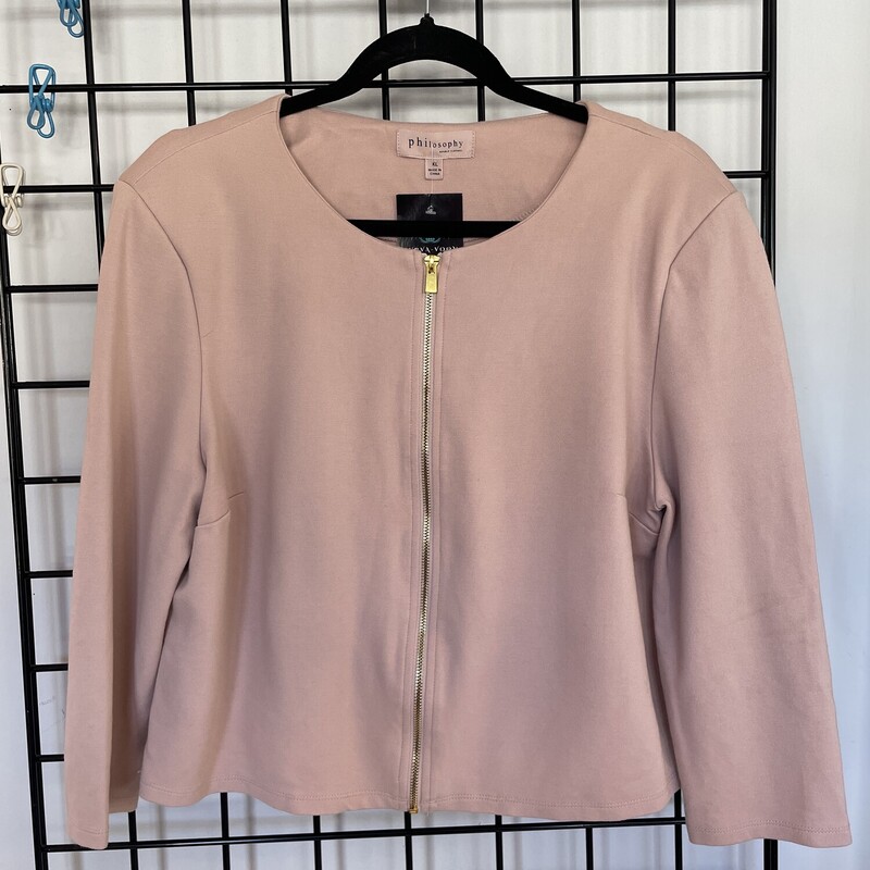 Philosophy Jacket, Blush, Size: XL