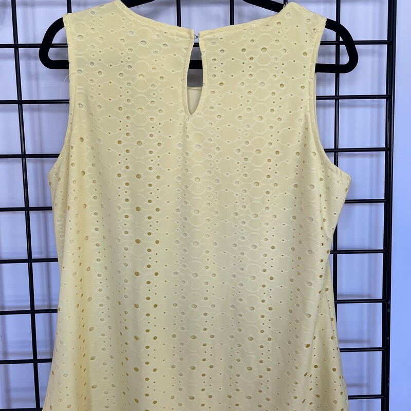 Cleo Sleeveless Top, Yellow, Size: L