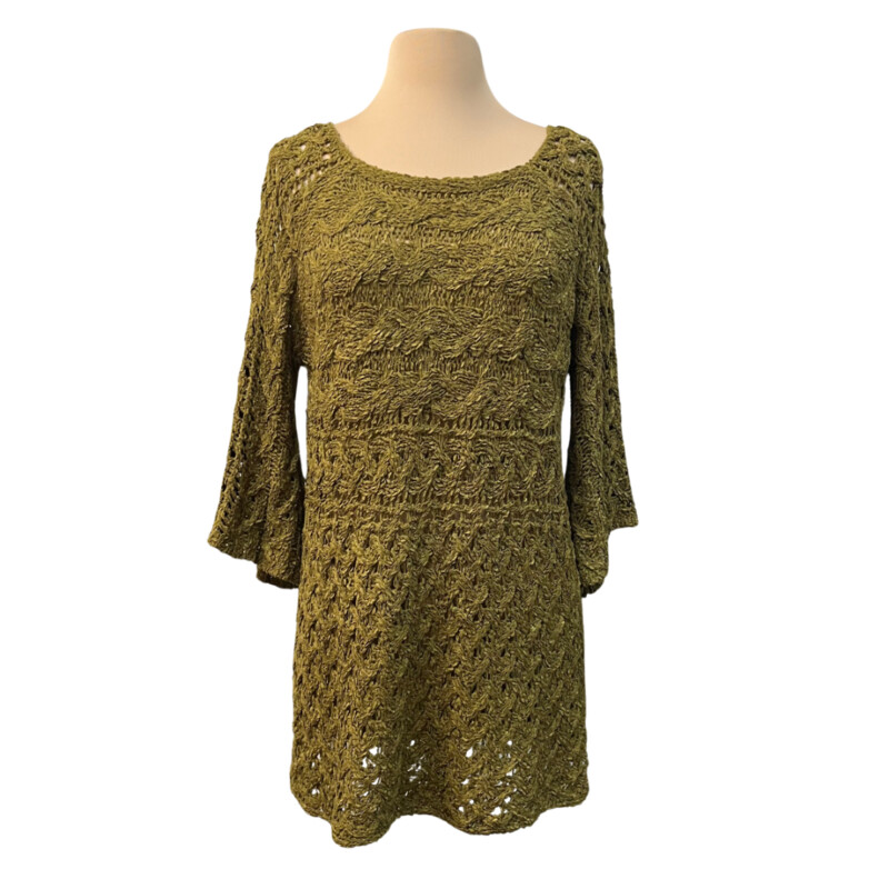 Easel Loose Knit Sweater<br />
Anthropologie Brand<br />
Color:  Seaweed<br />
Size: M/L<br />
This Color is Stunning!