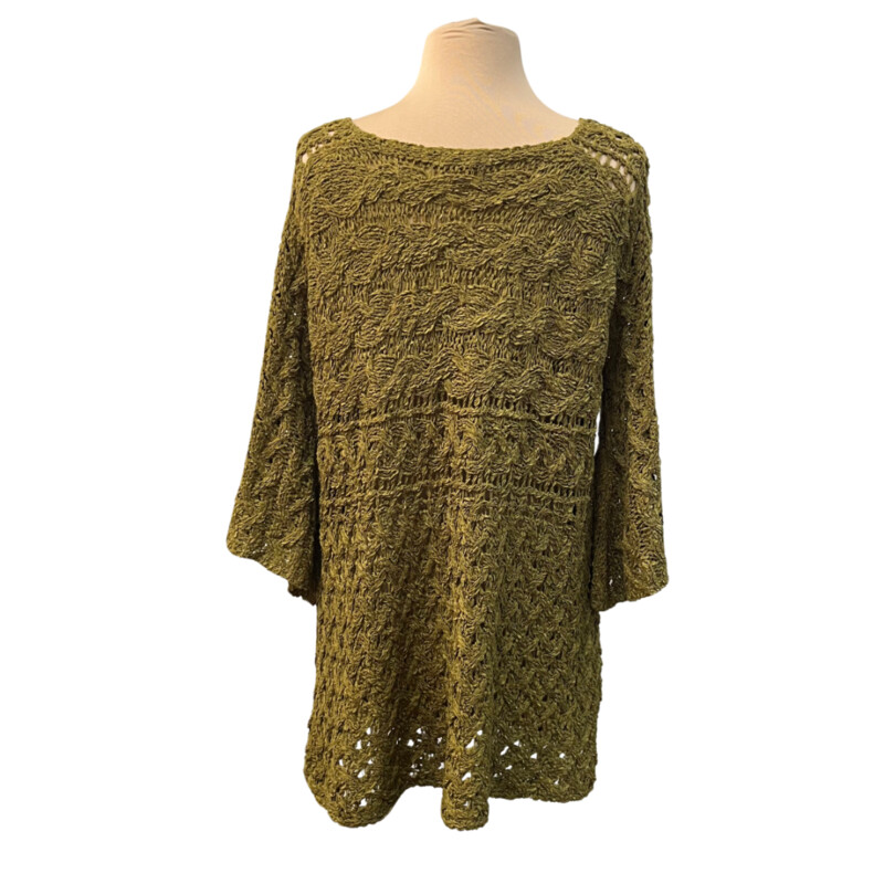 Easel Loose Knit Sweater<br />
Anthropologie Brand<br />
Color:  Seaweed<br />
Size: M/L<br />
This Color is Stunning!