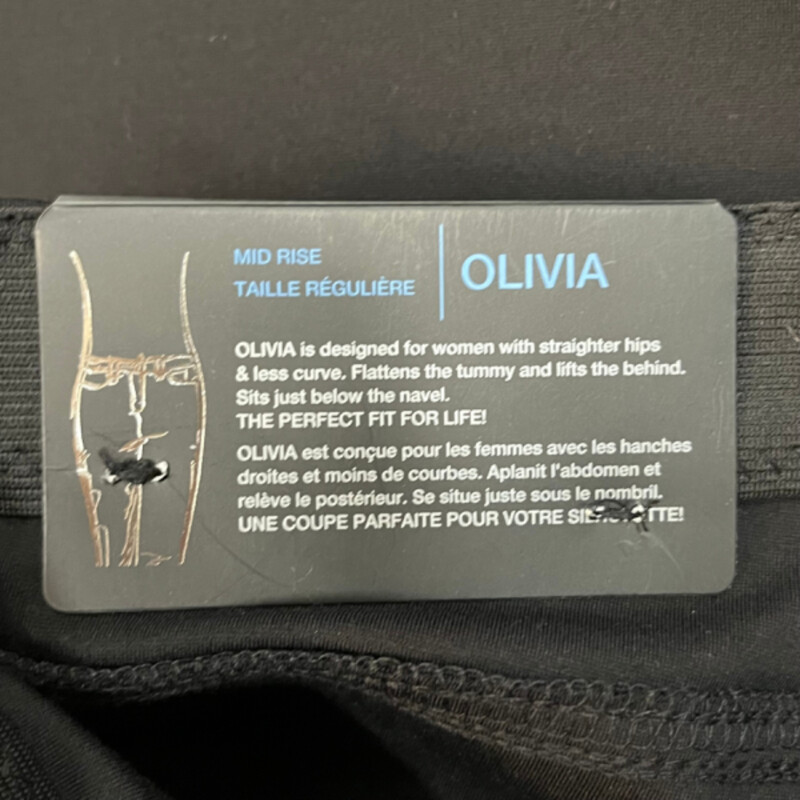 New FDJ Mid Rise Olivia Jeans<br />
Slim Leg<br />
Flattens the Tummy and Lifts the Behind<br />
Color:  Black<br />
Size: 10<br />
Retails for $67.00