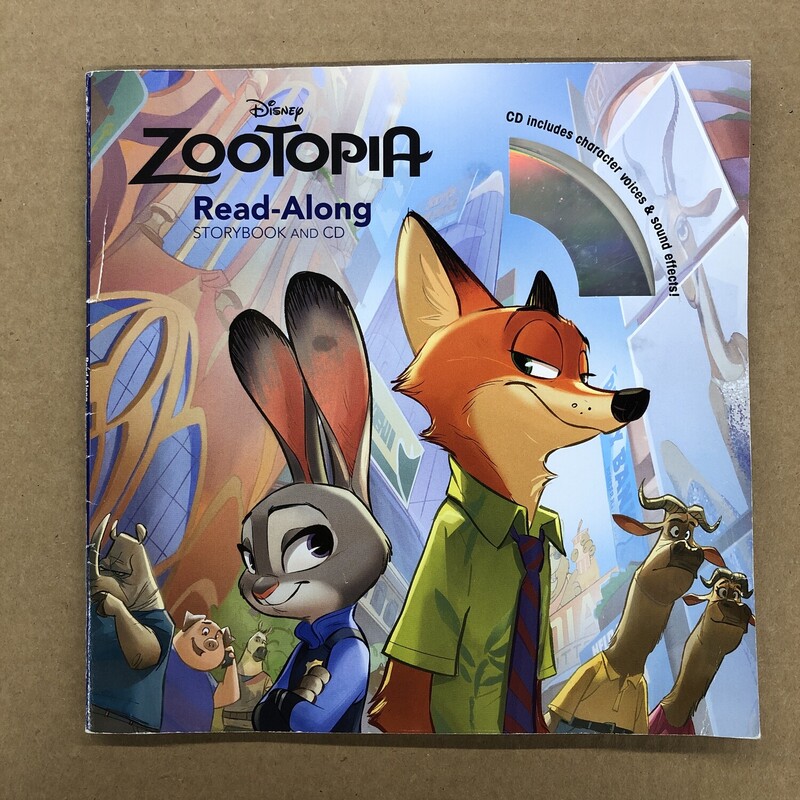 Zootopia, Size: Paperback, Item: With CD