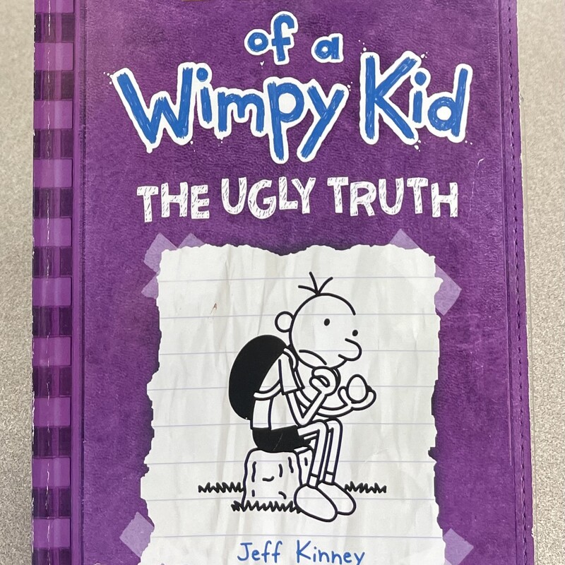 Diary Of A Wimpy Kid The Ugly Truth, Purple, Size: Paperback