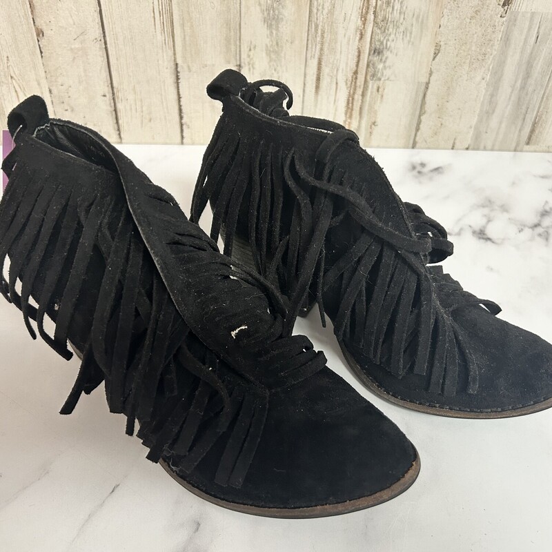 A7.5 Black Finge Booties