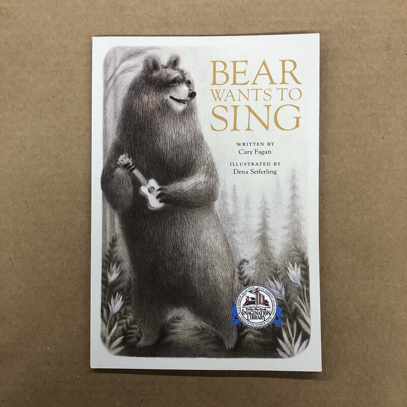 Bear Wants To Sing, Size: Back, Item: Paper