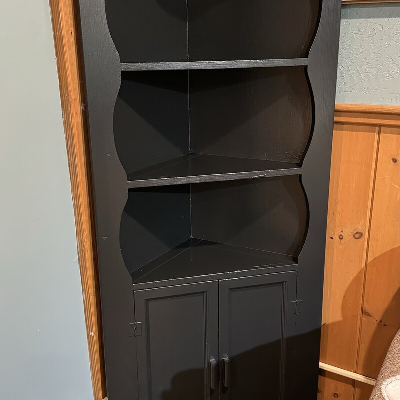 Black Corner Hutch