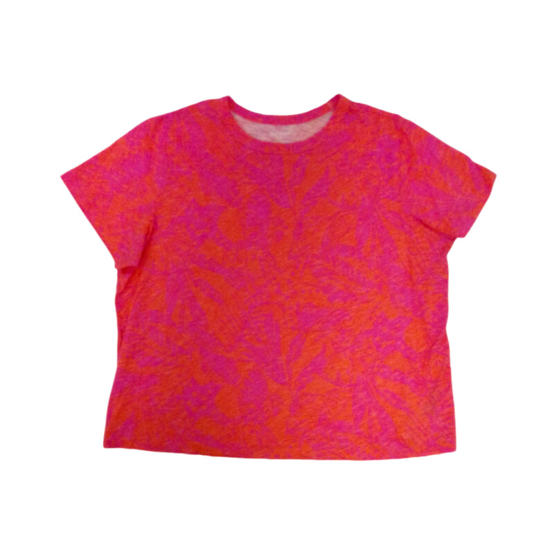 Shirt (Coral/Pink Plant)