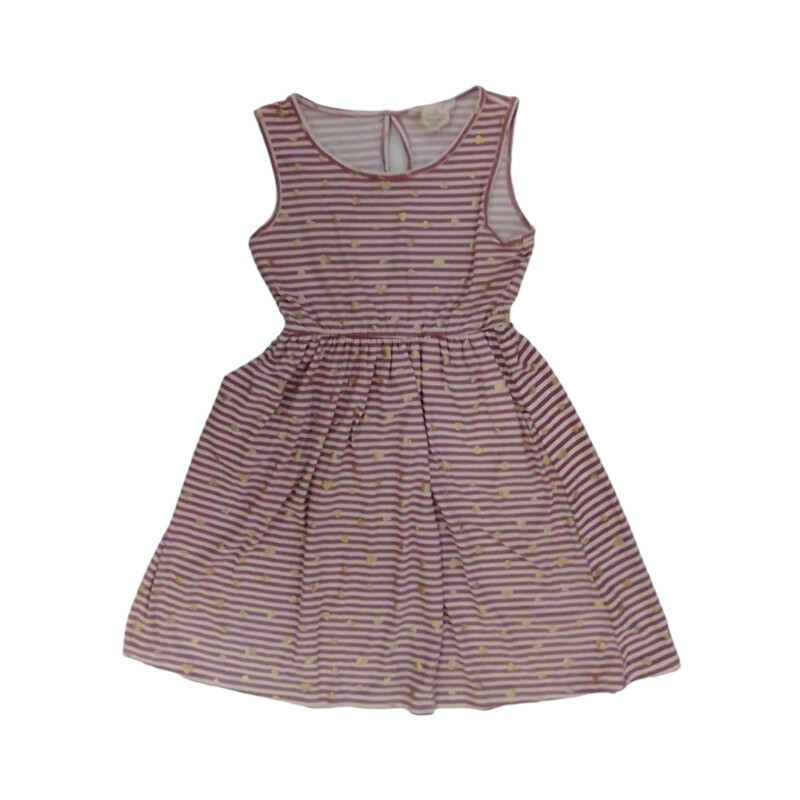 Dress (Pink Stripe/Gold H