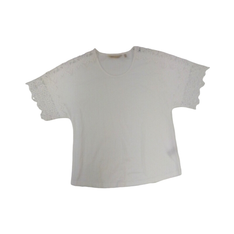 Shirt (White/Lace Sleeve)