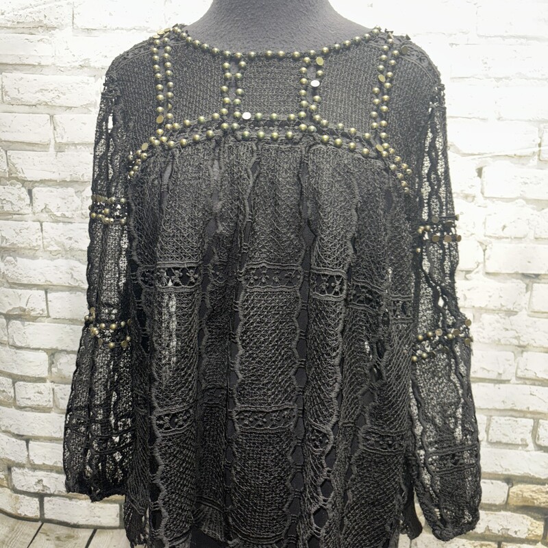 Maeve, Blk Lace, Size: Small