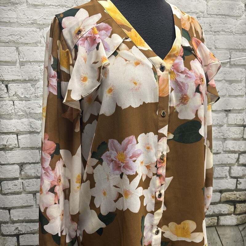 Calvin Klein, Floral, Size: Large