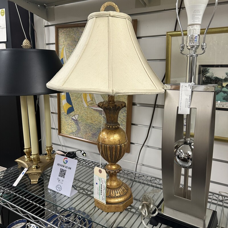 Ornate Table Lamp +Shade