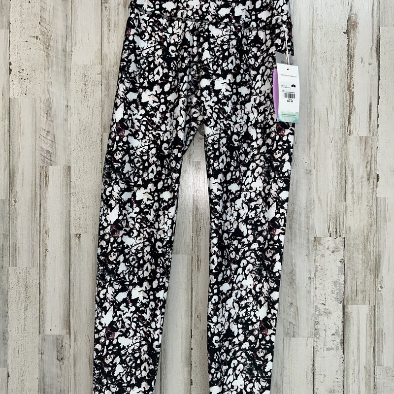 NEW M Black Print Legging, Black, Size: Ladies M