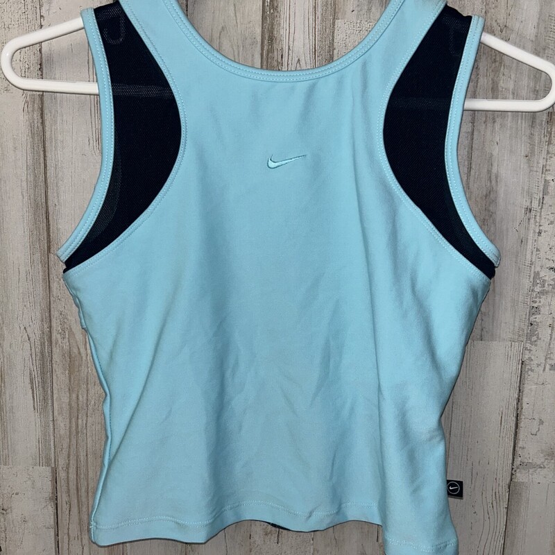 XS Lt Blue Logo Tank