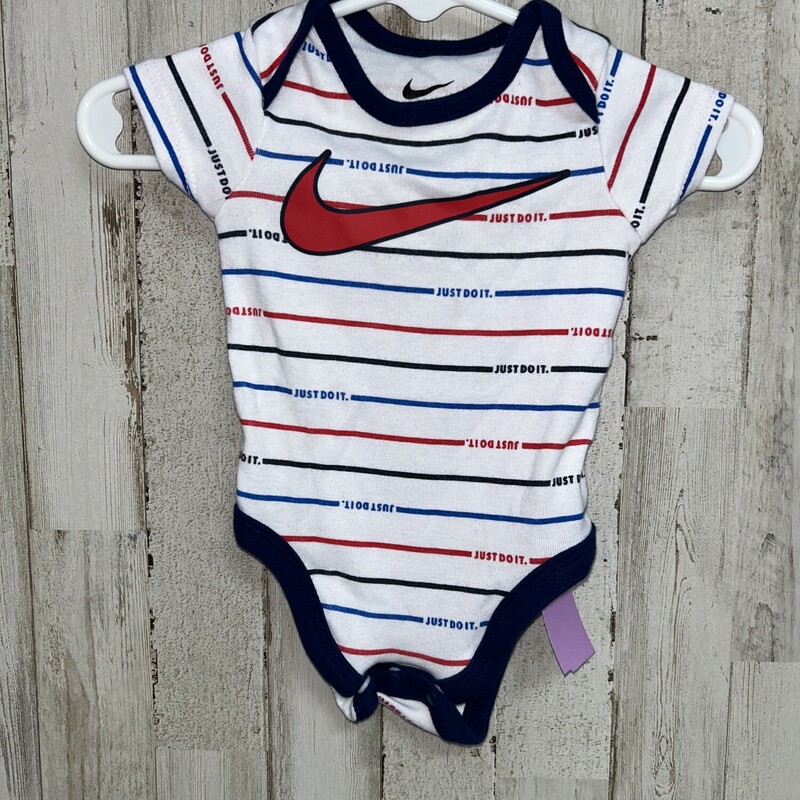 3M White Stripe Logo Ones, White, Size: Boy 0-9m